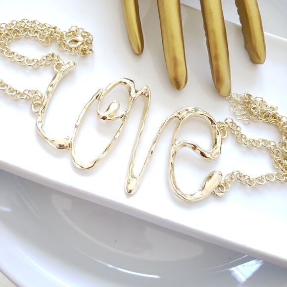 Zara “LOVE” Necklace - Picture 9 of 12